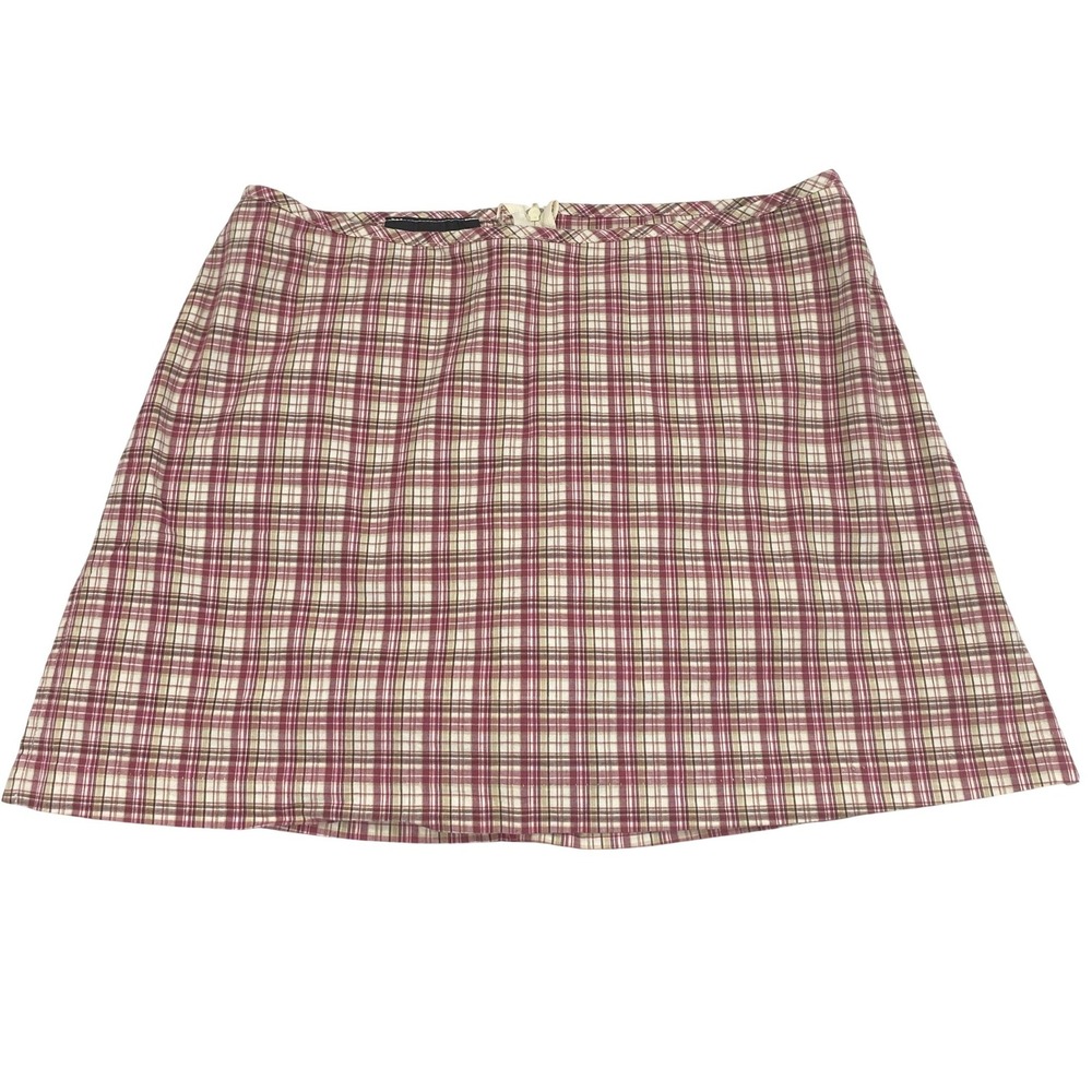 I.N. San Francisco Skort Women Size 9 Plaid Mini Skirt Short Preppy Y2K Academia